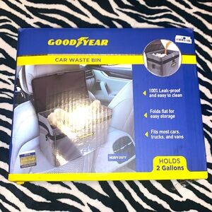 Goodyear Black trash bin for car